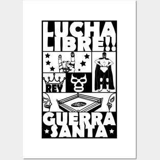 Guerra Santa mono Posters and Art